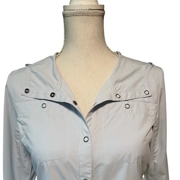 Kuhl Women's Light Gray Hooded Top Size XS - Picture 2 of 15